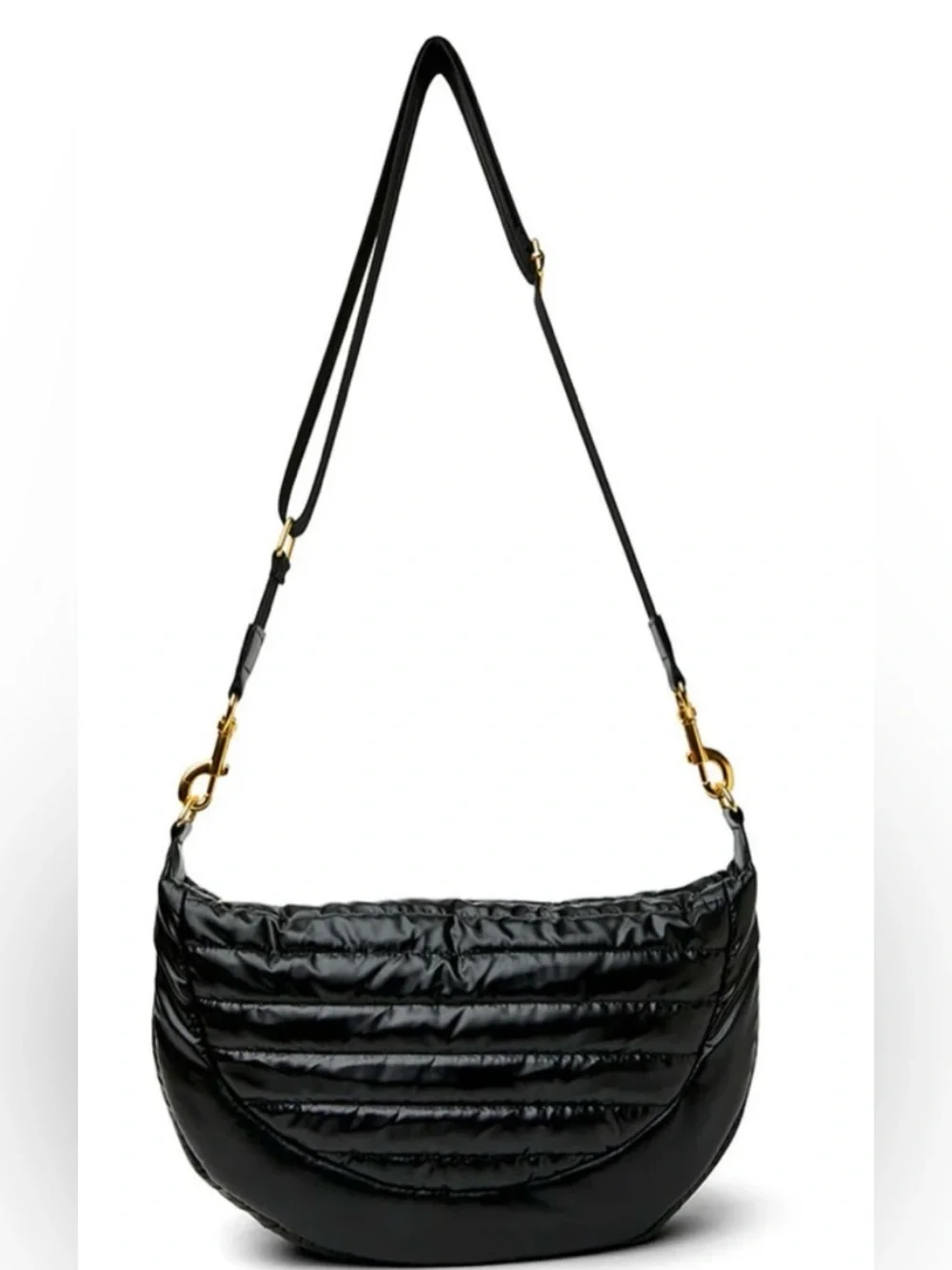 THINK ROYLN Elton Bag in Pearl Black‎ with Gold NIB